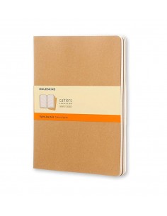 Cahier Ruled Journal Xl Brown (set Of 3)