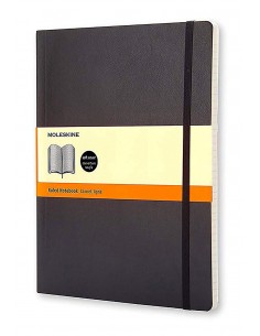 Classic Ruled Notebook Xl Black (soft Cover)