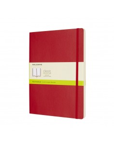 Classic Plain Notebook Xl Red (soft Cover)