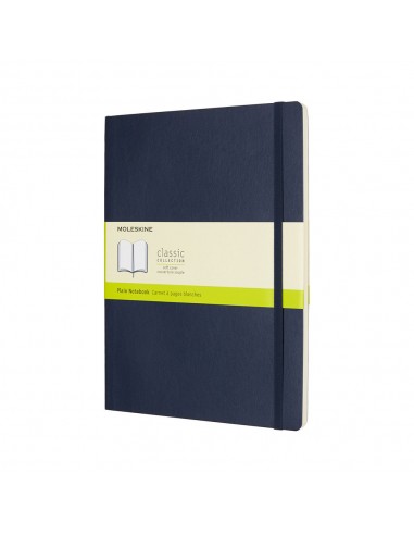 Classic Plain Notebook Xl Blue (soft Cover)
