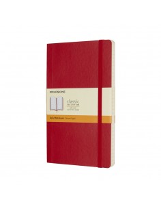 Classic Ruled Notebook Lg Red (soft Cover)