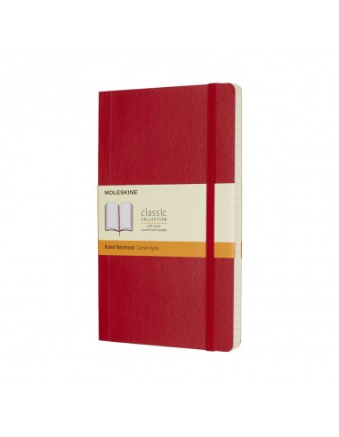 Classic Ruled Notebook Lg Red (soft Cover)