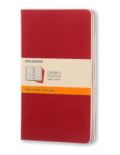 Cahier Ruled Journal Large Red (set Of 3)