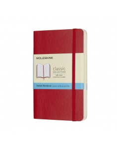 Classic Dotted Notebook Sm Red (soft Cover)