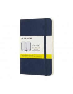 Classic Squared Notebook Sm Blue (soft Cover)