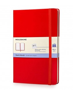 Art Sketchbook Large Red (hard Cover)