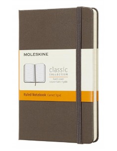 Classic Ruled Notebook Pocket Brown (hard Cover)