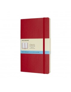 Classic Dotted Notebook Large Red (soft Cover)