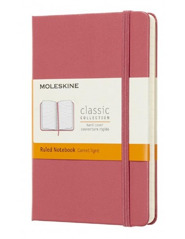 Classic Ruled Notebook Pocket Daisy Pink (hard Cover)