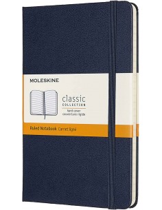 Classic Ruled Notebook Medium Sapphire Blue (hard Cover)