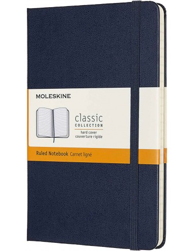 Classic Ruled Notebook Medium Sapphire Blue (hard Cover)