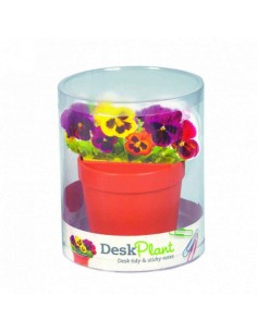 Desk Plant Flowers - Desk Tidy & Sticky Notes