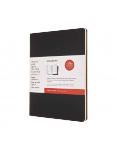 Cahier Subject Journal Xl Black/red (set Of 2)