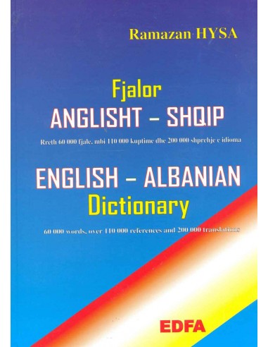Fjalor Anglisht Shqip  60.000 Fjale