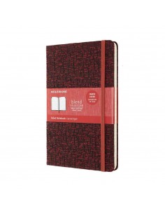 Blend Ruled Notebook Large Red (fabric Cover)