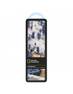 National Geographic 3d Bookmark Gray Wolf