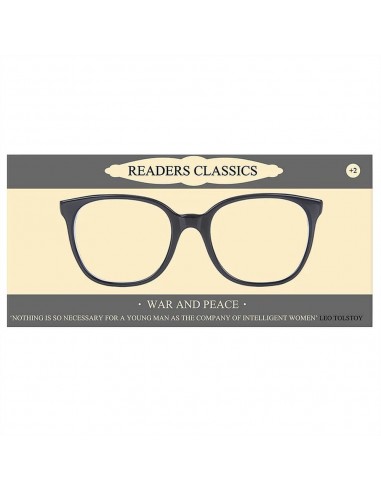 Reading Glasses War And Peace +2.5