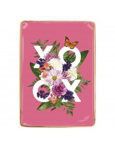 Flowers Xoxo - Porcelain Tray