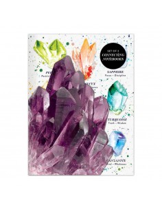Crystals And Gems - Connecting Notebooks (set Of 2)
