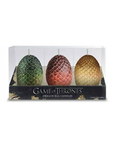 Game Of Thrones Dragon Egg Candles Set (pack Of 3)