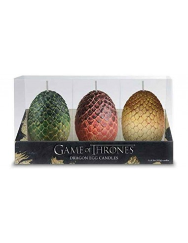 Game Of Thrones Dragon Egg Candles Set (pack Of 3)