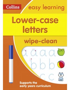 Easy Learning Wipe Clean Lower Case Letters