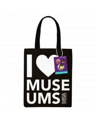 I Love Museum Tote Bag