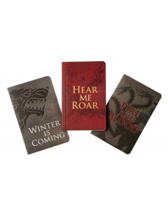 Game Of Thrones Pocket Notebook Collection - House Words (set Of 3)