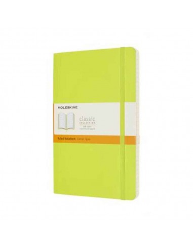 Classic Ruled Notebook Large Lemon Green (soft Cover)