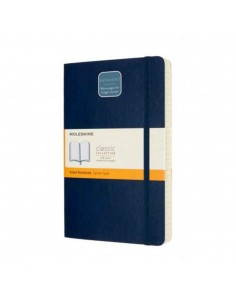 Classic Expanded Ruled Notebook Blue Red (soft Cover)