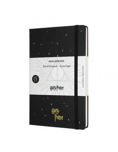 Harry Potter Ruled Notebook Large - Deathly Hallows