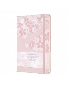 Sakura Ruled Notebook Large - Dark Pink