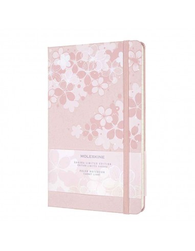Sakura Ruled Notebook Large - Dark Pink