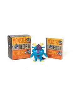 Monster Need A Costume - Bendable Figurine And Mini Book