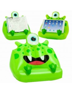 The Book Monster Air Inflatable Book & Tablet Holder - Percy Green