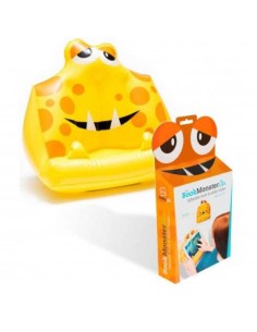 The Book Monster Air Inflatable Book & Tablet Holder - Sammy Orange