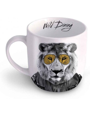 Wild Dining Lion Mug