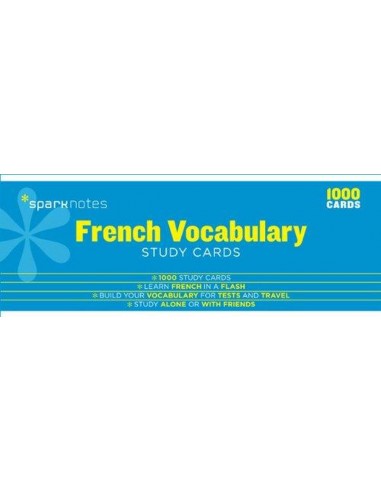 French Vocabulary Study Cards 1000 Cards