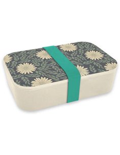 Bamboo Lunch Box -  Navy Daisy