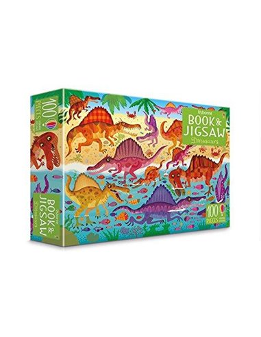 Dinosaurs Book And Jigsaw