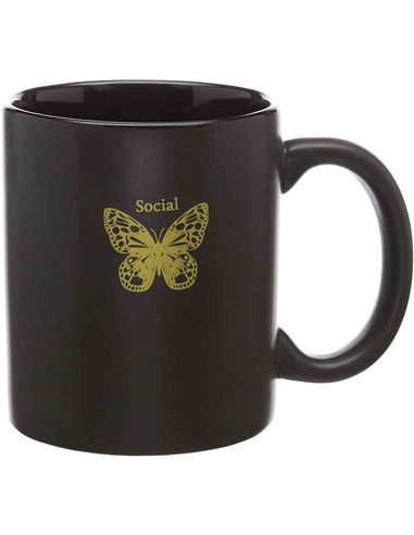 Black Mug - Social Butterfly