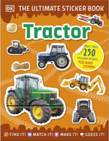 The Ultimate Sticker Book Tractor