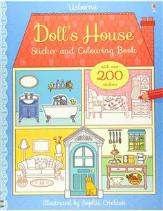 Doll's House Sticker And Colouring Book