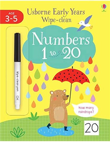 Early Years Wipe Clean Numbers 1 To 20 (age 3-5)