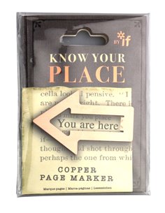 Know Your Place Bookmark - Copper Page Marker