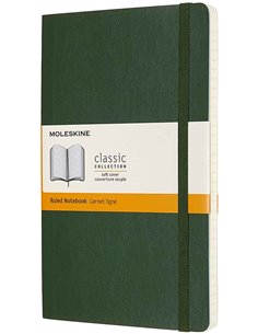 Classic Ruled Notebook Large Myrtle Green (soft Cover)