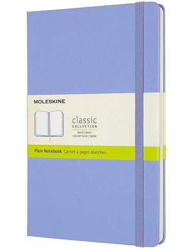 Classic Plain Notebook Large Hydragea Blue (hard Cover)