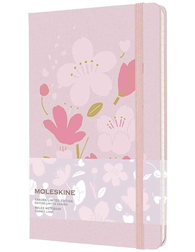 Sakura Graphic  Ruled Notebook Large (hard Cover)
