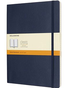 Classic Ruled Notebook Xl Blue (soft Cover)