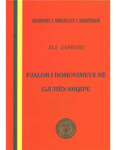 Fjalor I Homonimeve Ne Gjuhen Shqipe